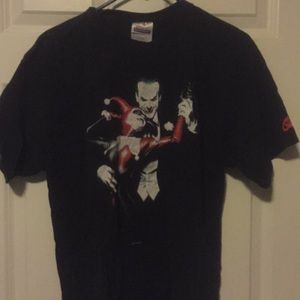 Harley Quinn and Joker Black Tee. Size L. Unisex.